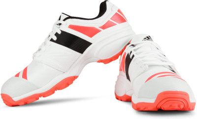 

ADIDAS Howzat Fs Ii Men Cricket Shoes For Men(Orange, White, Black), Ftwwht;solred;cblack
