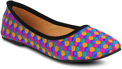 

Get Glamr Designer Bellies For Women(Multicolor, Black