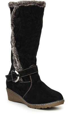 

Stylistry Maxis Black Color Boots For Women(Black