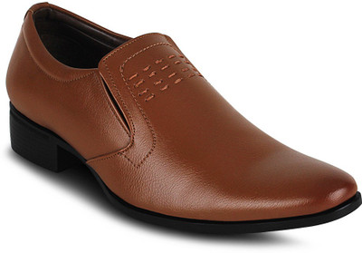 

Get Glamr POINTED SLIP ONS Slip On For Men(Tan