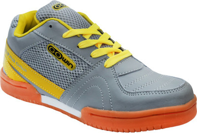 

Gowin Ultra Grip Grey Yellow Badminton Shoes For Men(Grey, 08;yellow
