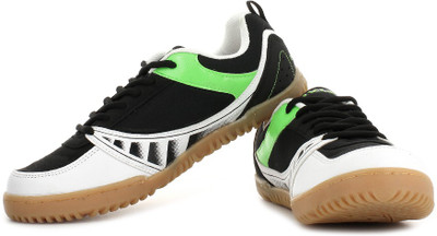 

Nivia Glider Tennis Shoes For Men(Black, Blk;neon;grn