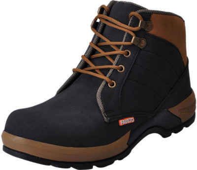 

FAUSTO Boots For Men(Black