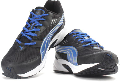

Puma Pluto DP Men Running Shoes For Men(Black, Blue, Blk/strong blue/silver