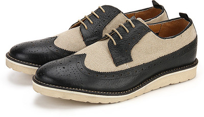 

Arden Venice Summer Brogue Casual Shoes For Men(Black, Beige