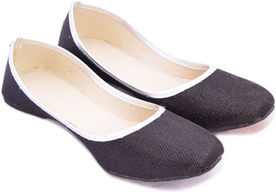 

Myra Beautiful Ethnic Bellies For Women(Black)