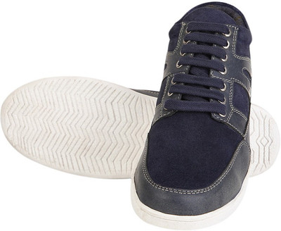 

Aditi Wasan Men's Leather Comfort Casual Shoes For Men(Blue