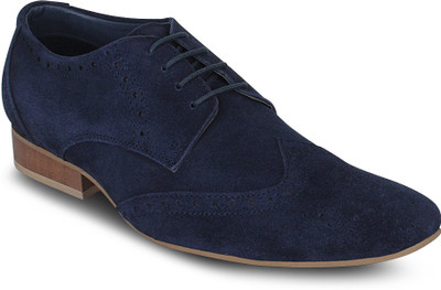 

Get Glamr RAZAM LACE UP Corporate Casuals For Men(Blue)
