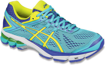 

Asics GT-1000  Running Shoes For Women(Green, Turquoise/flash yellow/acai