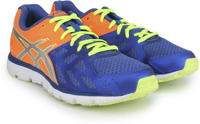 

Asics Gel-Zaraca 3 Men Running Shoes For Men(Blue, Orange, Silver, Yellow, Blue/silver/flash yellow