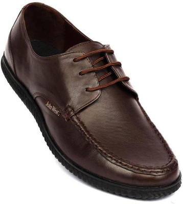 

John West Stress Loose Lace Up Shoes For Men(Brown)