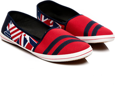 

Nell NP-01 Canvas Shoes For Women(Red)