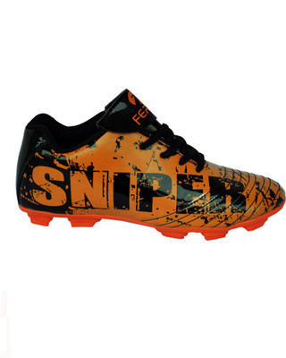 

Feroc Sniper Football Shoes For Men(Black, Yellow, Black orange