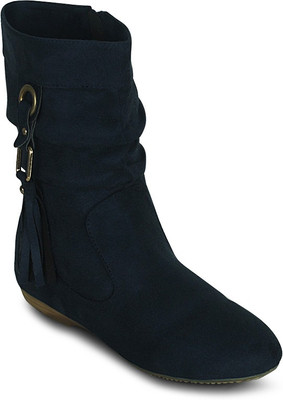

Get Glamr Designer Kuyal Boots For Women(Blue