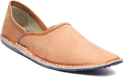 

Paduki Ethnic Footwear Mojaris For Men(Tan
