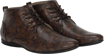 Kraasa RockSolid Boots For Men(Brown