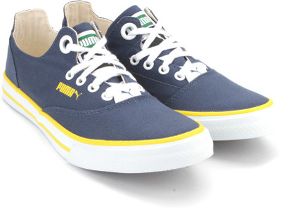 

Puma Men Sneakers For Men(Blue, Dark denim-dandelion
