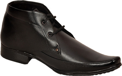 

Flute Style Black Formal Shoes For Men(Black