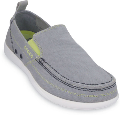 

Crocs Loafers For Men(Grey, Light grey/white