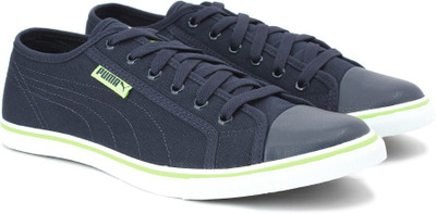 

Puma Puma Streetballer DP Sneakers For Men(Blue, Peacoat-safety yellow