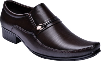 

Fentacia Elegant Slip On Shoes For Men(Brown)
