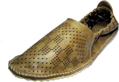 

eShop24x7 Hand Crafted Chess Design Light Brown Loafers For Men(Khaki