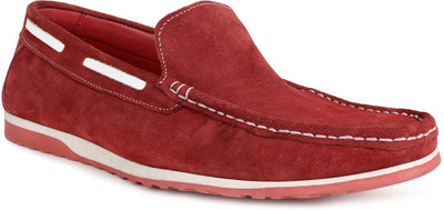 

Escaro Men's Casual Loafers For Men(Red