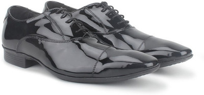 

Knotty Derby Toe Cap Oxford Lace Up For Men(Black