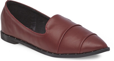 

Larissa & Bella Loafers For Women(Red, Maroon