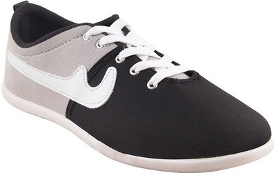 

Athlio Canvas Shoes For Men(Black, Grey)
