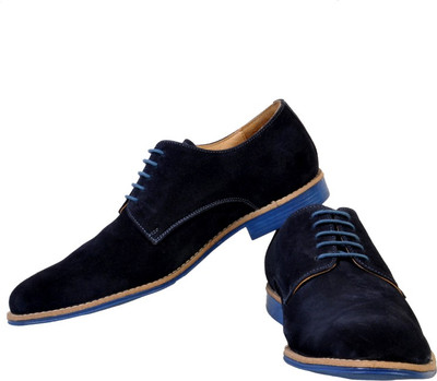 

Hirel's Blue Corporate Casuals For Men(Blue