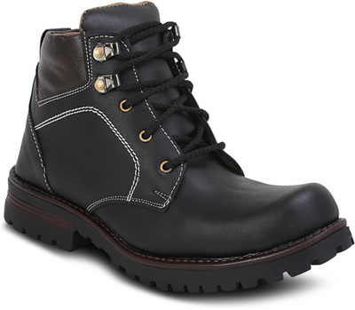 

Get Glamr Designer Boots For Men(Black