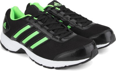 

ADIDAS ADISONIC M Men Running Shoes For Men(Black, Green, Black/solar green