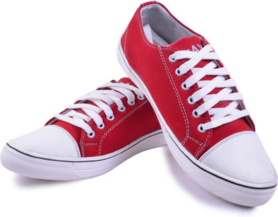 

FADISO Oxfords Canvas Shoes For Men(Red