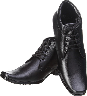 

Kraasa Lace Up Shoes For Men(Black)