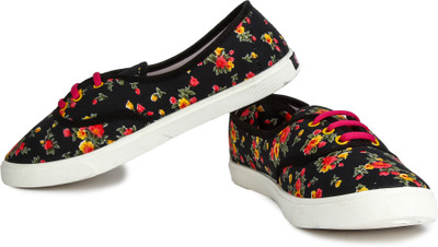 

Feather Leather Women Casual Lace-Up Canvas Shoes For Women(Multicolor