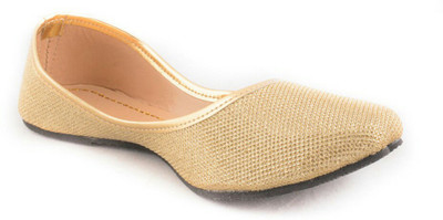 

Myra Beautiful Ethnic Bellies For Women(Gold)