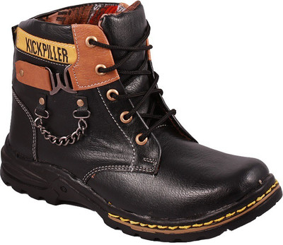 

Stylos Boots For Men(Black
