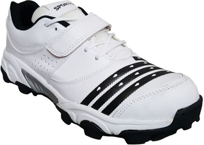 

SPORTS Striker CRC Cricket Shoes For Men(White, Black