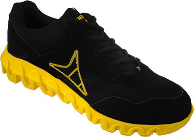 

Action Black/Yellow Synergy Air Zone Z4126 Walking Shoes For Men(Black, Yellow