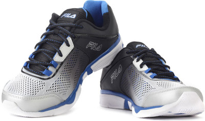 

Fila Running Shoes For Men(Multicolor, Met sil/blk/prc blu