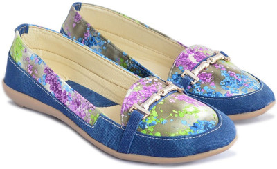 

Myra Multi Floral Bellies For Women(Blue)