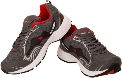 

Mayor Octocore Running Shoes For Men(Grey, Red)