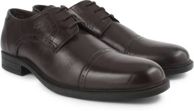 Arrow Men Genuine Leather Lace Up Shoes