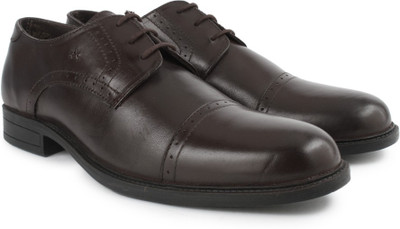 

Arrow Men Genuine Leather Lace Up Shoes For Men(Brown, Coffee brown