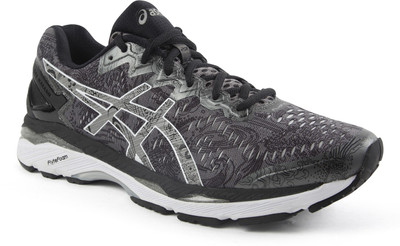 

Asics Gel-Kayano 23 Lite-Show Running Shoes For Men(Grey, Carbon::silver::reflective