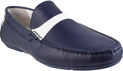 

Metro Davinchi Loafers For Men(White, Blue, 56;white-blue