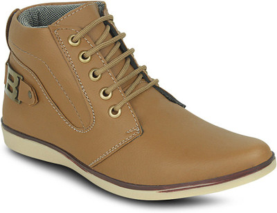

Gisole Basic Lace Up Boots For Men(Tan)