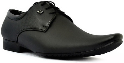 

Footrest Sm-130-Blk Lace Up Shoes For Men(Black