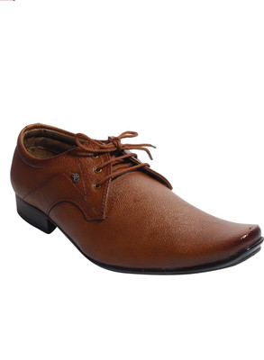 

Smoky Tan Party Party Wear Shoes For Men(Brown)